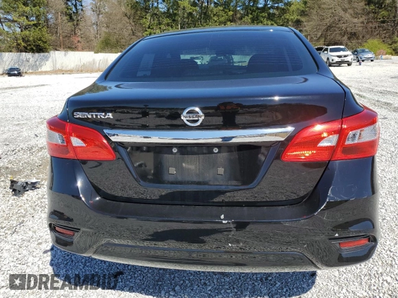 2019 Nissan Sentra S with VIN 3N1AB7AP0KY381525, listed as a Copart auction lot 49543385 with 90,580 mi miles and Salvage Title. Bid and sale history available at carsss.com. Image 6.