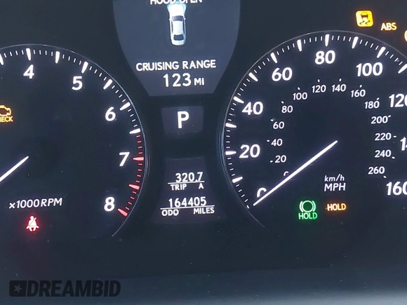 2007 Lexus LS 460 z VIN JTHBL46F375029524, wystawiony jako IAAI lot #42203614 z przebiegiem 164 405 mil mil oraz . Historia ofert i sprzedaży dostępna na DreamBid. Obrazek 15.