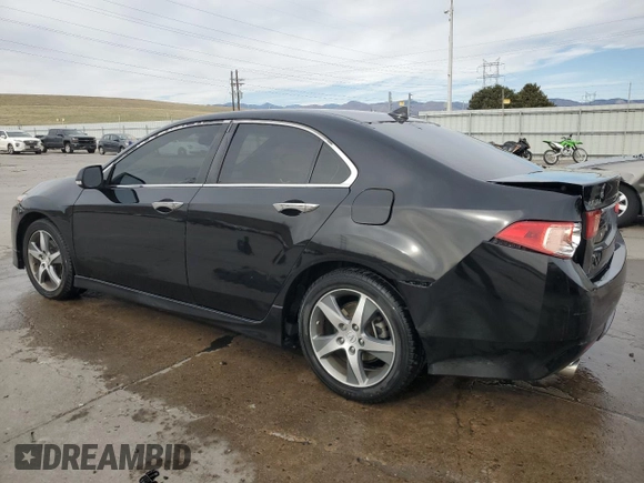 2012 Acura TSX Special Edition with VIN JH4CU2E89CC023354, listed as a Copart auction lot 50761215 with 160,383 mi miles and Salvage title. Bid and sale history available at DreamBid. Image 2.