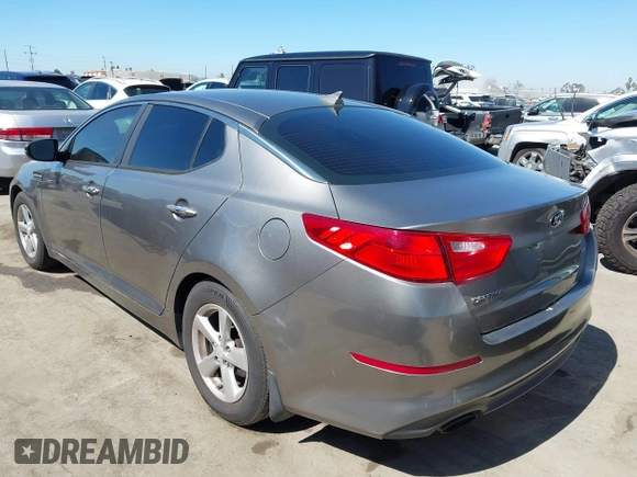 2014 Kia Optima LX with VIN 5XXGM4A74EG281912, listed as a IAAI auction lot 42691129 with 160,875 mi miles and . Bid and sale history available at DreamBid. Image 3.