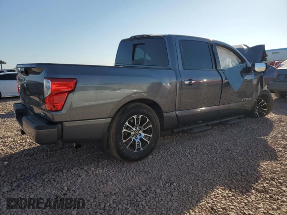 2021 Nissan Titan SV with VIN 1N6AA1EF5MN532371, listed as a Copart auction lot 83470584 with 32,852 mi miles and Salvage title. Bid and sale history available at DreamBid. Image 3.