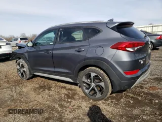 2018 Hyundai Tucson Sport z VIN KM8J3CAL9JU779149, wystawiony jako Copart lot #45682195 z przebiegiem 39 560 mil mil oraz Szkoda całkowita • Salvage title. Historia ofert i sprzedaży dostępna na DreamBid. Obrazek 2.