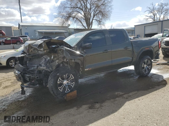 2023 GMC Canyon 4WD AT4 with VIN 1GTP6DEK2P1183081, listed as a Copart auction lot 44117735 with Not Provided miles and Salvage Title. Bid and sale history available at carsss.com. Image 1.