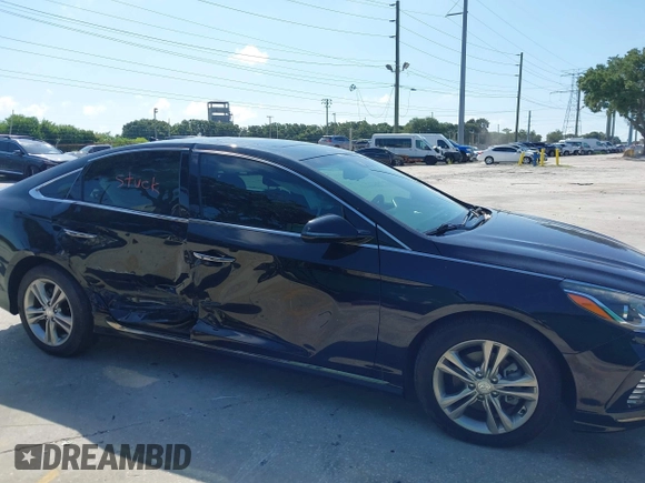 2018 Hyundai Sonata SEL with VIN 5NPE34AFXJH653446, listed as a IAAI auction lot 40011540 with 81,774 mi miles and . Bid and sale history available at DreamBid. Image 13.