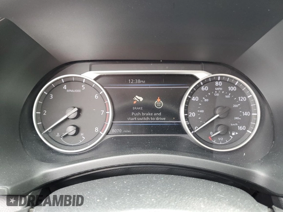2024 Nissan Sentra SV with VIN 3N1AB8CV2RY313576, listed as a Copart auction lot 44943845 with 8,070 mi miles and Non repairable. Bid and sale history available at DreamBid. Image 9.