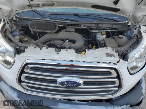 2016 Ford Transit Cargo with VIN 1FTYR1ZM6GKA87504, listed as a Copart auction lot 53095005 with 56,514 mi miles and Salvage Title. Bid and sale history available at carsss.com. Image 12.