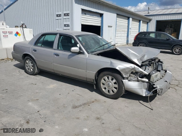 2004 Mercury Grand Marquis LS Premium with VIN 2MEFM75WX4X623362, listed as a Copart auction lot 71771224 with 58,520 mi miles and Salvage Title. Bid and sale history available at carsss.com. Image 4.
