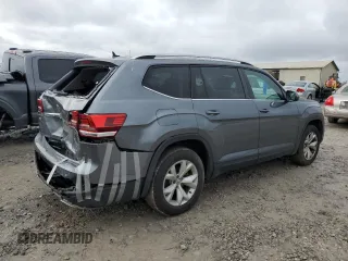 2018 Volkswagen Atlas SE with VIN 1V2CR2CA8JC516141, listed as a Copart auction lot 85286894 with 117,179 mi miles and Salvage title. Bid and sale history available at DreamBid. Image 3.