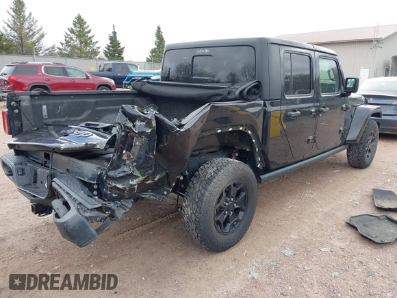 2021 Jeep Gladiator Freedom с VIN 1C6HJTAG7ML542804, выставлен на аукционе IAAI как лот 42146884 с пробегом 98 458 миль миль и . История ставок и продаж доступна на DreamBid. Изображение 4.