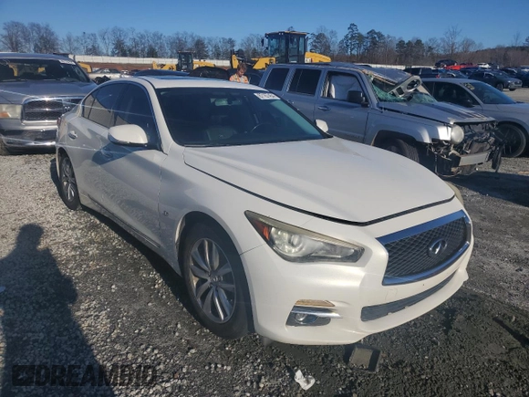 2014 Infiniti Q50 z VIN JN1BV7AP7EM683266, wystawiony jako Copart lot #87167454 z przebiegiem 120 125 mil mil oraz Szkoda całkowita • Salvage title. Historia ofert i sprzedaży dostępna na DreamBid. Obrazek 4.