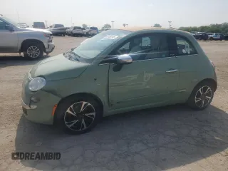 2013 FIAT 500 Lounge with VIN 3C3CFFER1DT664830, listed as a Copart auction lot 60138145 with 119,926 mi miles and Salvage title. Bid and sale history available at DreamBid. Image 1.