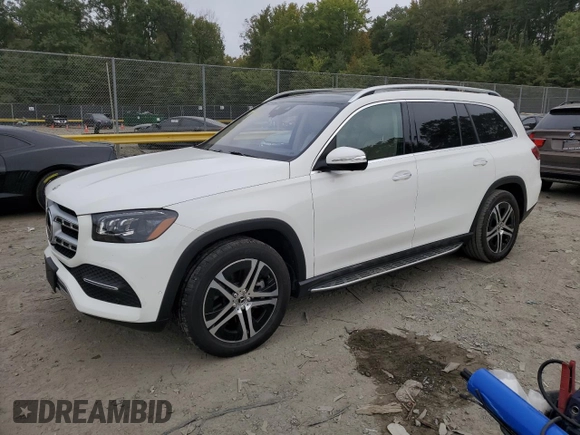 2020 Mercedes-Benz GLS with VIN 4JGFF5KE8LA109248, listed as a Copart auction lot 70120013 with 50,396 mi miles. Bid and sale history available at carsss.com. Image 1.