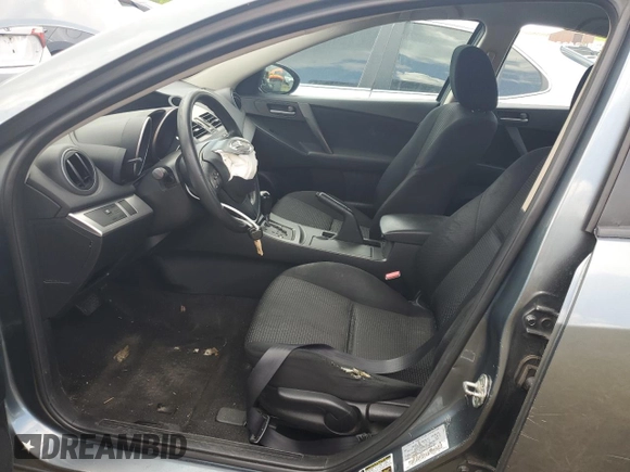 2013 Mazda 3 i SV with VIN JM1BL1TF8D1709748, listed as a Copart auction lot 53201555 with Not Provided miles and Salvage Title. Bid and sale history available at DreamBid. Image 7.