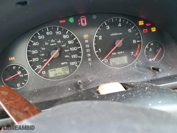2003 Subaru Legacy Wagon L with VIN 4S3BH635X37309045, listed as a Copart auction lot 84472374 with 187,415 mi miles and Salvage Title. Bid and sale history available at carsss.com. Image 9.