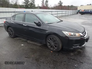 2014 Honda Accord Sport with VIN 1HGCR2F53EA091964, listed as a Copart auction lot 51842905 with 143,335 mi miles and Salvage Title. Bid and sale history available at DreamBid. Image 4.
