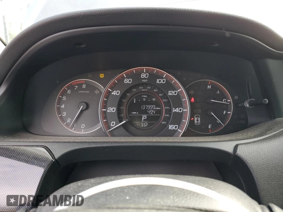 2013 Honda Accord Sport with VIN 1HGCR2F53DA192582, listed as a Copart auction lot 51737825 with 137,999 mi miles and Salvage Title. Bid and sale history available at DreamBid. Image 9.