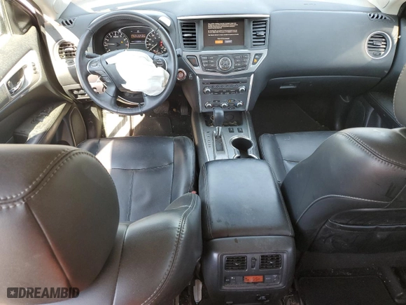 2017 Nissan Pathfinder SV with VIN 5N1DR2MN3HC640041, listed as a Copart auction lot 50608485 with 45,919 mi miles and Salvage Title. Bid and sale history available at carsss.com. Image 8.