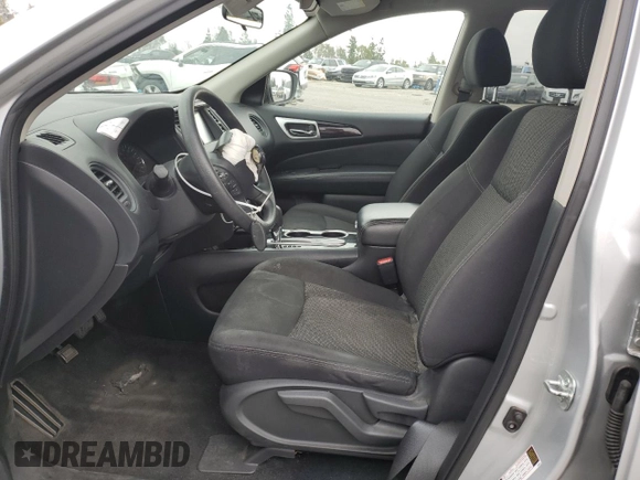 2019 Nissan Pathfinder S with VIN 5N1DR2MN6KC640753, listed as a Copart auction lot 43388025 with 79,881 mi miles and Salvage Title. Bid and sale history available at DreamBid. Image 7.