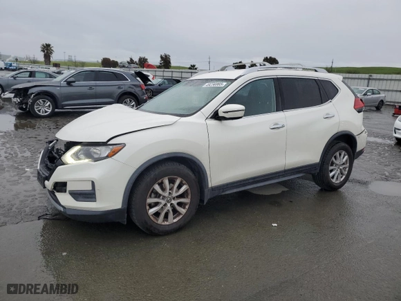 2017 Nissan Rogue SV with VIN JN8AT2MT1HW151812, listed as a Copart auction lot 49256965 with 125,384 mi miles and Salvage Title. Bid and sale history available at carsss.com. Image 1.