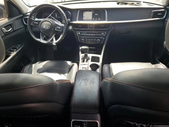 2019 Kia Optima SX with VIN 5XXGW4L29KG327192, listed as a Copart auction lot 52411425 with 109,785 mi miles and Salvage title. Bid and sale history available at DreamBid. Image 8.