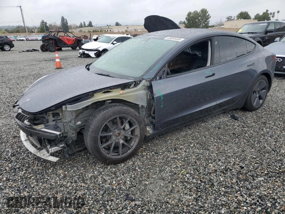 2022 Tesla Model 3 Long Range with VIN 5YJ3E1EB1NF112040, listed as a Copart auction lot 48695485 with 51,683 mi miles and Salvage Title. Bid and sale history available at DreamBid. Image 1.
