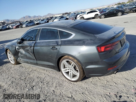 2019 Audi A5 Sportback Prestige with VIN WAUFNCF56KA016312, listed as a Copart auction lot 55481203 with 23,141 mi miles. Bid and sale history available at carsss.com. Image 2.