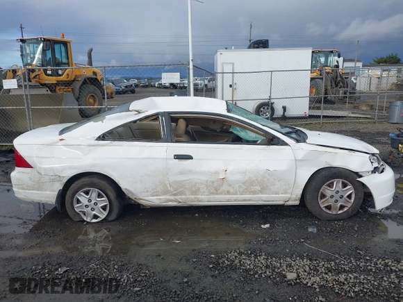 2003 Honda Civic DX with VIN 1HGEM22203L039793, listed as a IAAI auction lot 41916813 with 160,631 mi miles and . Bid and sale history available at DreamBid. Image 13.