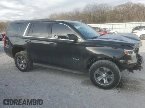 2020 Chevrolet Tahoe LS with VIN 1GNSCAKC5LR136645, listed as a Copart auction lot 47292855 with 86,359 mi miles and Salvage title. Bid and sale history available at DreamBid. Image 4.