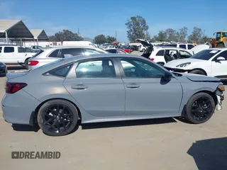 2025 Honda Civic Sport with VIN 2HGFE2F51SH557221, listed as a IAAI auction lot 42344477 with 313 mi miles and . Bid and sale history available at DreamBid. Image 13.