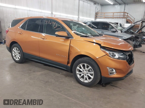 2018 Chevrolet Equinox LT with VIN 2GNAXSEV4J6270350, listed as a IAAI auction lot 41829987 with 64,381 mi miles. Bid and sale history available at carsss.com. Image 1.