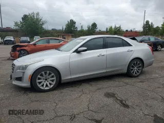 2016 Cadillac CTS RWD with VIN 1G6AP5SX5G0135673, listed as a Copart auction lot 59767545 with 129,711 mi miles and Salvage title. Bid and sale history available at DreamBid. Image 1.