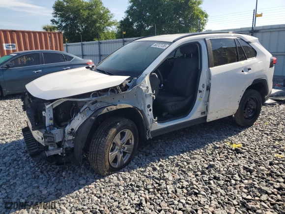 2022 Toyota RAV4 XLE with VIN 2T3W1RFV9NW215670, listed as a Copart auction lot 50312135 with 52,808 mi miles and Salvage Title. Bid and sale history available at carsss.com. Image 1.