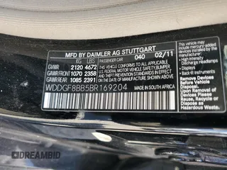 2011 Mercedes-Benz C 300 Sport with VIN WDDGF8BB5BR169204, listed as a Copart auction lot 51707235 with 141,065 mi miles and Salvage Title. Bid and sale history available at carsss.com. Image 13.