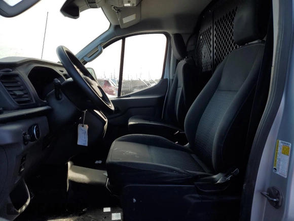 2021 Ford Transit Cargo with VIN 1FTYE1Y82MKA07059, listed as a Copart auction lot 44804965 with 43,980 mi miles and Salvage Title. Bid and sale history available at carsss.com. Image 7.