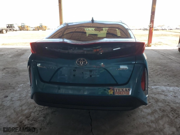 2020 Toyota Prius Prime LE with VIN JTDKARFP3L3127648, listed as a Copart auction lot 46865235 with 51,342 mi miles and Salvage Title. Bid and sale history available at carsss.com. Image 6.