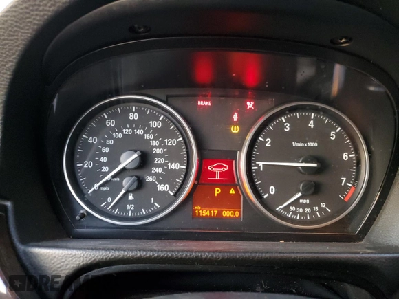 2008 BMW 3 Series 328i with VIN WBAVC57518NK77392, listed as a Copart auction lot 84467444 with 115,417 mi miles and Salvage title. Bid and sale history available at DreamBid. Image 9.