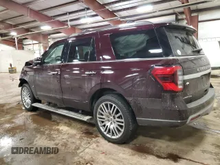 2023 Ford Expedition Limited with VIN 1FMJU2A82PEA21126, listed as a Copart auction lot 46068165 with 36,438 mi miles and Non Repairable. Bid and sale history available at carsss.com. Image 2.