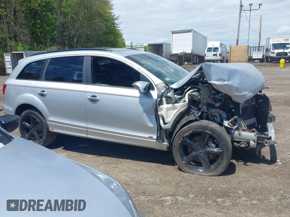2015 Audi Q7 S line Prestige with VIN WA1DGAFE6FD008203, listed as a IAAI auction lot 42165490 with 111,158 mi miles and . Bid and sale history available at DreamBid. Image 13.
