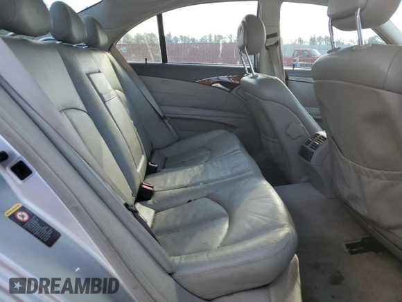 2003 Mercedes-Benz E-Class 5.0L with VIN WDBUF70J93A086939, listed as a Copart auction lot 87022834 with 0 mi miles and Salvage Title. Bid and sale history available at carsss.com. Image 10.
