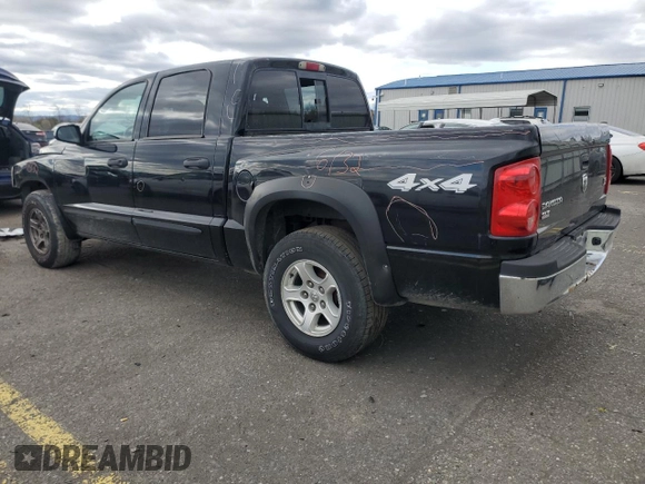 2006 Dodge Dakota SLT with VIN 1D7HW48N46S521461, listed as a Copart auction lot 53508365 with 148,538 mi miles and Salvage Title. Bid and sale history available at carsss.com. Image 2.