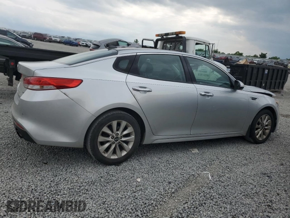 2016 Kia Optima EX with VIN 5XXGU4L38GG092788, listed as a Copart auction lot 58776745 with 164,850 mi miles and Salvage title. Bid and sale history available at DreamBid. Image 3.