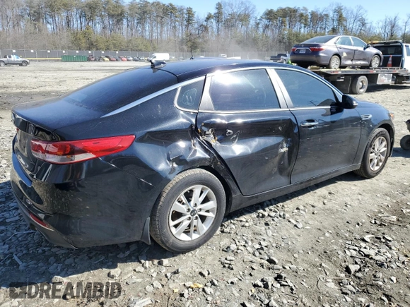2017 Kia Optima LX with VIN KNAGT4L38H5154177, listed as a Copart auction lot 46681585 with 72,075 mi miles and Salvage Title. Bid and sale history available at carsss.com. Image 3.