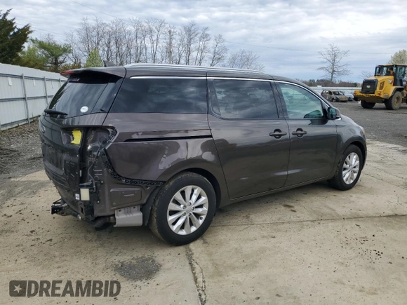 2017 Kia Sedona EX with VIN KNDMC5C16H6253083, listed as a Copart auction lot 52282985 with 80,259 mi miles and Salvage Title. Bid and sale history available at DreamBid. Image 3.