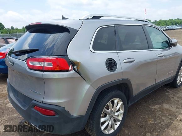 2016 Jeep Cherokee Limited with VIN 1C4PJLDB7GW164619, listed as a IAAI auction lot 42534654 with 252,788 mi miles and . Bid and sale history available at DreamBid. Image 6.