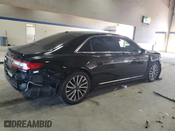 2017 Lincoln Continental Select with VIN 1LN6L9TK4H5624414, listed as a Copart auction lot 46860065 with 136,749 mi miles and Salvage Title. Bid and sale history available at carsss.com. Image 3.