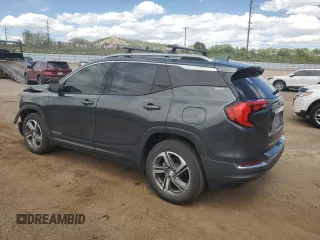 2020 GMC Terrain SLT with VIN 3GKALVEV0LL192836, listed as a Copart auction lot 57177325 with 59,695 mi miles and Salvage title. Bid and sale history available at DreamBid. Image 2.
