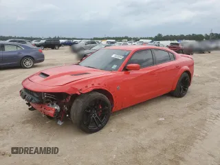 2022 Dodge Charger SRT Hellcat Widebody z VIN 2C3CDXL9XNH112140, wystawiony jako Copart lot #53630845 z przebiegiem 19 495 mil mil oraz Szkoda całkowita • Salvage title. Historia ofert i sprzedaży dostępna na DreamBid. Obrazek 1.