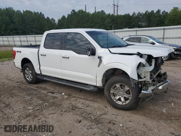 2021 Ford F-150 XL with VIN 1FTFW1E58MFB02149, listed as a Copart auction lot 60213045 with 117,142 mi miles and Salvage title. Bid and sale history available at DreamBid. Image 4.