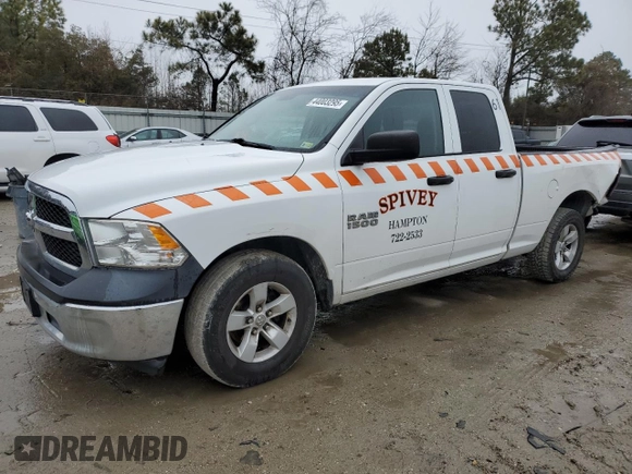 2015 Ram 1500 Tradesman z VIN 1C6RR6FGXFS523843, wystawiony jako Copart lot #44003295 z przebiegiem 198 251 mil mil oraz Czysty tytuł • Clean title. Historia ofert i sprzedaży dostępna na DreamBid. Obrazek 1.