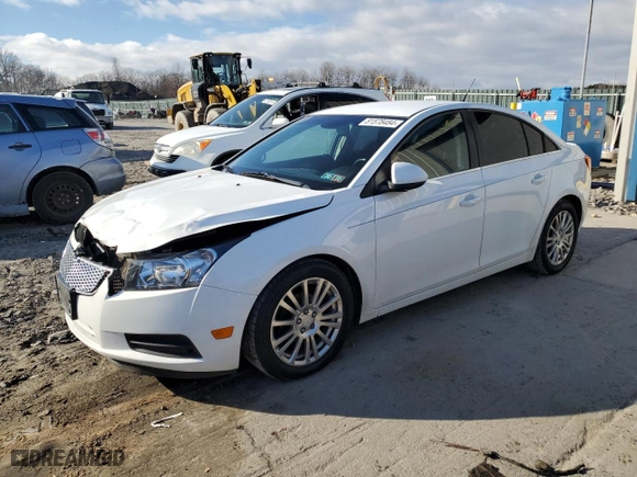 2013 Chevrolet Cruze ECO with VIN 1G1PJ5SB5D7258110, listed as a Copart auction lot 81578484 with 180,891 mi miles and Salvage Title. Bid and sale history available at carsss.com. Image 1.
